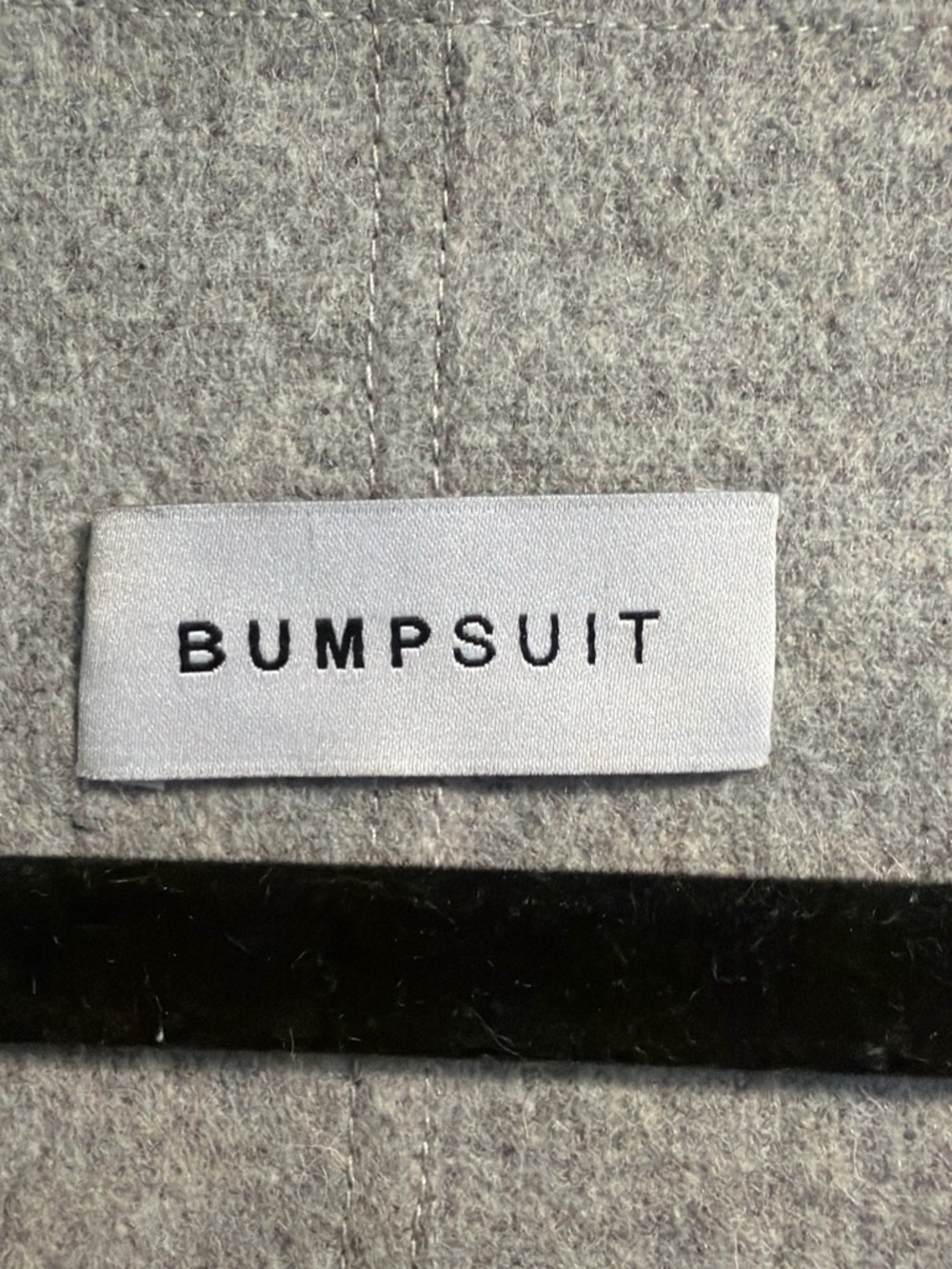 Grey Open-Front Trench Coat - Brand: Bumpsuit maternity - Picture 5 of 5